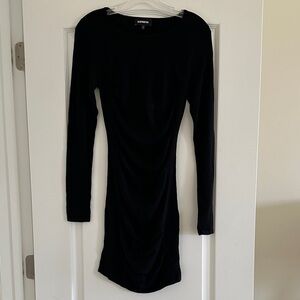 Express sweater dress, size: XS, color: black